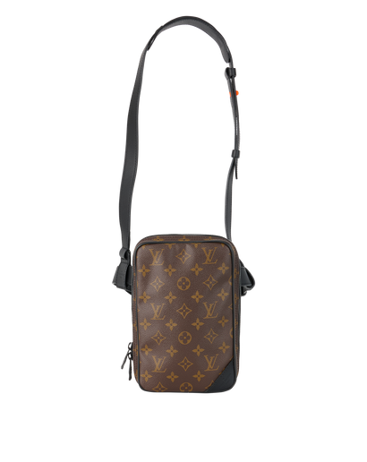 Utility Side Bag, &pound;650, Handbags, Brown, Canvas, Front view